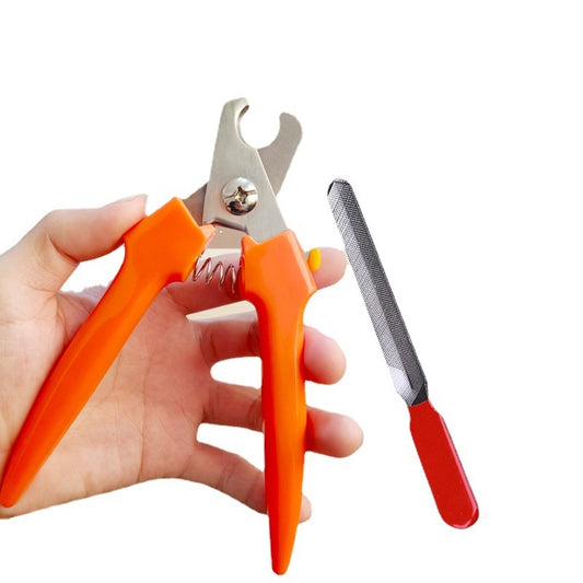 Pet Nail Clippers & Scissors – Dog & Cat Nail Trimmer with File for Safe Grooming