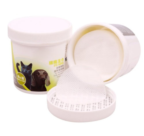 Pet Tear Wipes – 100 Pieces for Dogs & Cats, Remove Eye Stains and Clean Eyes
