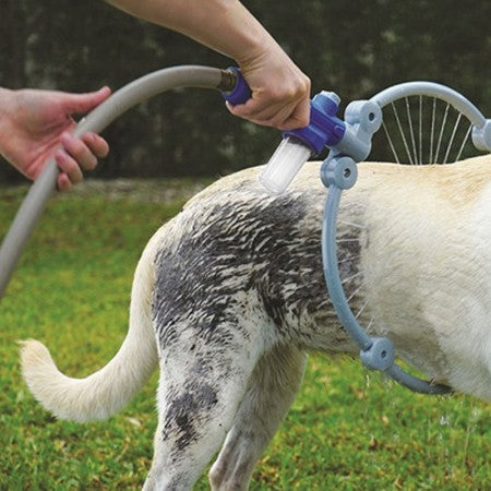 One-Key Foldable Pet Cleaning Hose – Easy Bathing Tool for Dogs & Cats