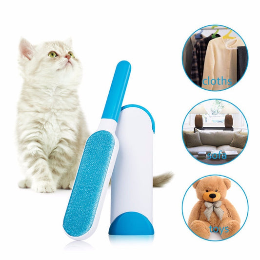 Cat & Dog Hair Removal Comb – Sticky Hair Brush for Sofa, Carpet & Furniture