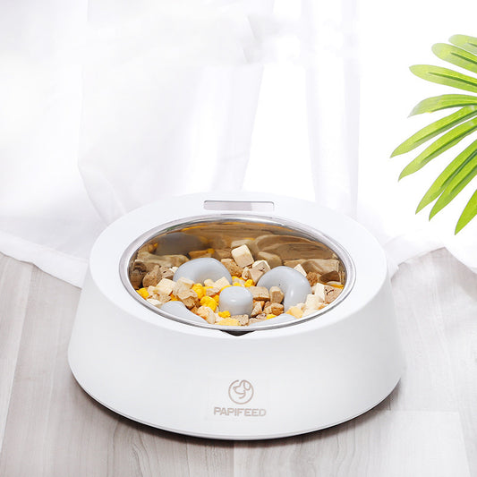 Smart Slow Feeder Pet Bowl – Weighing Dog & Cat Food Feeder
