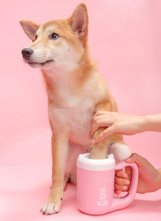 Pet Paw Cleaner Cup – Silicone Dog & Cat Foot Washing Brush for Easy Paw Cleaning