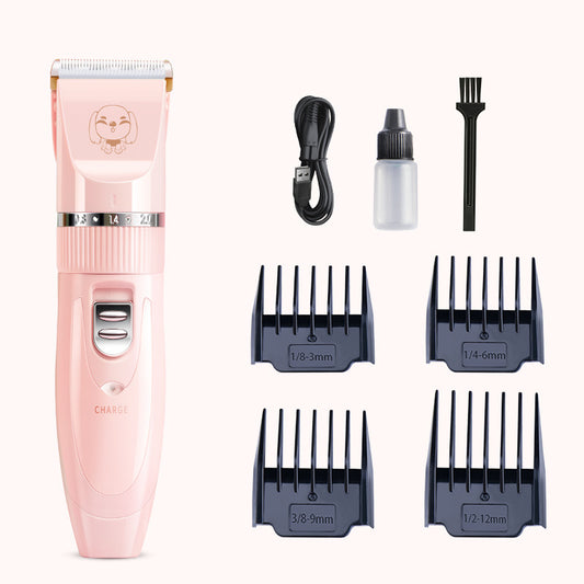 Wireless Pet Hair Trimmer Set – Rechargeable Grooming Clippers for Dogs & Cats
