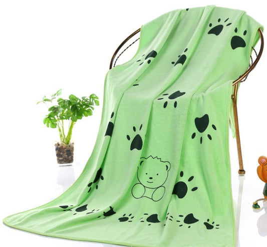 Super Absorbent Dog Bath Towel – Quick-Drying Soft Pet Towel