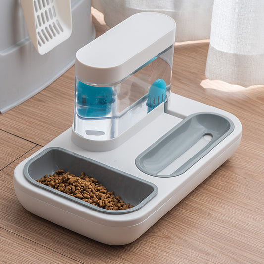 Pet Cat & Dog Bowl – 1.5L Automatic Drinking Fountain & Feeder