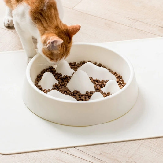 Pet Slow Food Bowl – Anti-Choke Feeding Bowl for Dogs & Cats