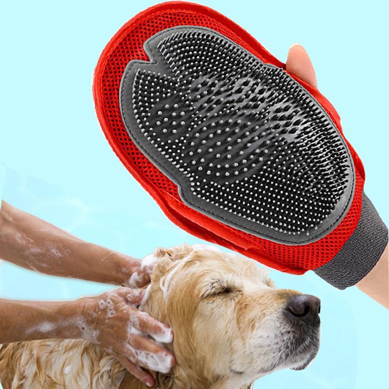 Pet Grooming Bath Brush – Cat & Dog Massage Brush for Bathing and Fur Cleaning