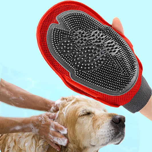 Pet Grooming Bath Brush – Cat & Dog Massage Brush for Bathing and Fur Cleaning