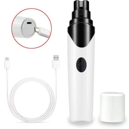 Electric Pet Nail Clippers – Dog & Cat Nail Trimmer with Cleaning & Safe Sharpening Function