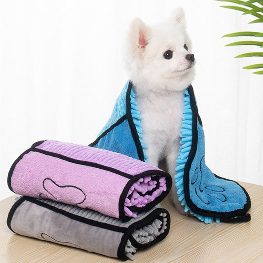 Super Absorbent Pet Towels – Quick-Drying Microfiber Bath Towel for Dogs & Cats