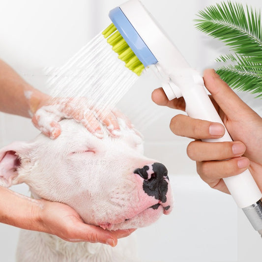 Pet Cleaning Tool – Cat & Dog Massage Comb and Bath Brush Shower Head
