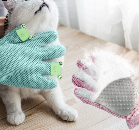 Pet Hair Removal Brush – Dog & Cat Grooming Brush for Shedding & Fur Cleaning