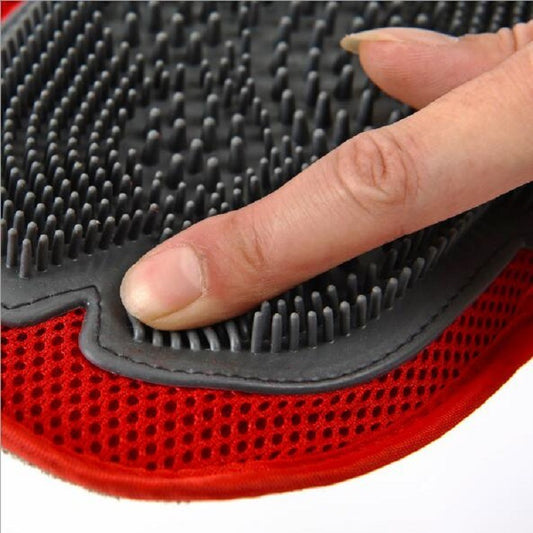 Pet Grooming Bath Brush – Cat & Dog Massage Brush for Bathing and Fur Cleaning