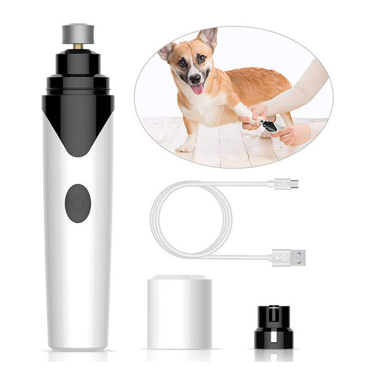 Electric Pet Nail Clippers – Dog & Cat Nail Trimmer with Cleaning & Safe Sharpening Function
