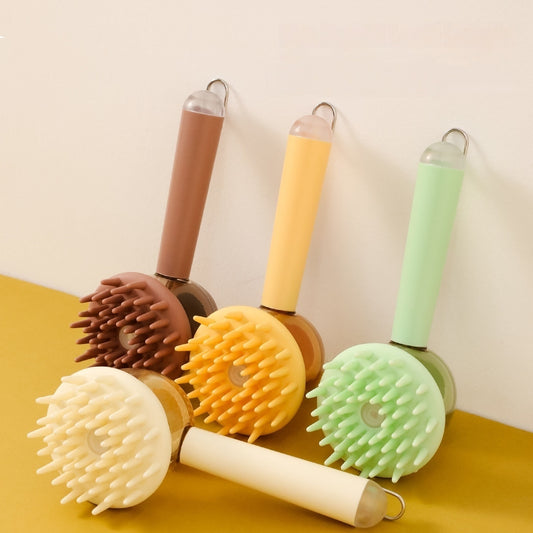 3-in-1 Pet Bath Brush – Dog & Cat Shower Massage, Depilation & Foaming Tool