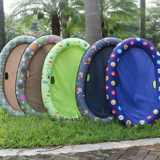 Inflatable Dog Swimming Pool Float – Pet Hammock Bed & Summer Floating Ring for Dogs & Cats