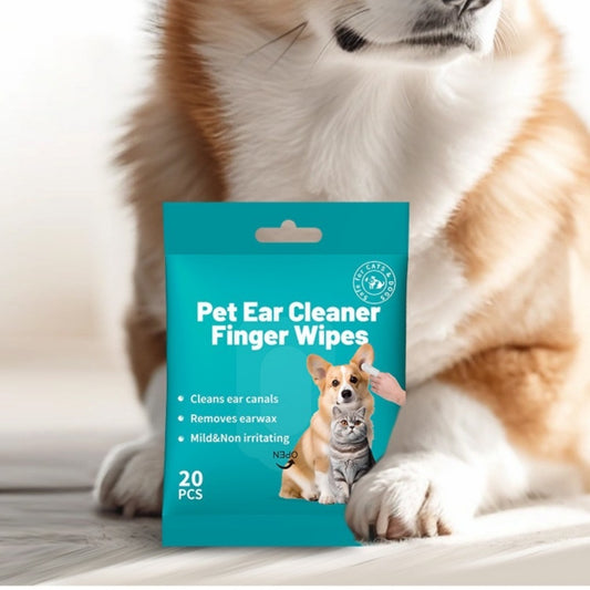 Pet Finger Stall – Ear & Teeth Cleaning Tool for Cats & Dogs