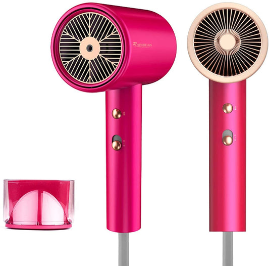 Water Ionic Hair Dryer – 1800W Powerful Blow Dryer with 2 Speeds & 3 Heat Settings, Fast Drying & Low Noise