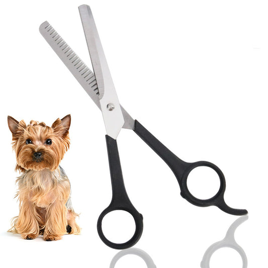 Dog & Cat Grooming Scissors – Professional Thinning Shears for Pet Hair Trimming & Blending