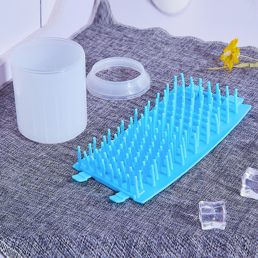 Pet Paw Cleaner Cup – Portable Dog & Cat Paw Washing Cup with Soft Brush