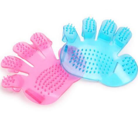 Pet Finger Grooming Brush – Soft Massage Bath Brush for Cats & Dogs