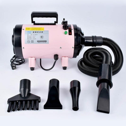 Dog Hair Dryer – Pet Grooming Dryer for Cats & Dogs, Adjustable Temperature