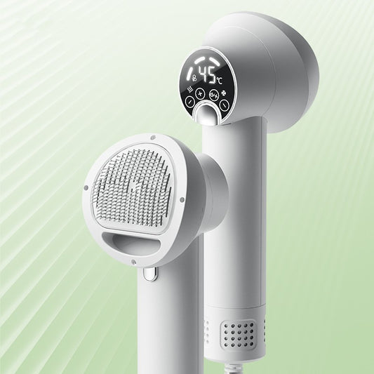 Smart Pet Hair Dryer – Silent Dog & Cat Grooming Blow Dryer with Comb, Safe Hairdressing & Cleaning Tool