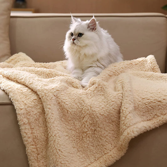 Shu Cotton Velvet Pet Blanket – Warm & Soft Blanket for Dogs & Cats