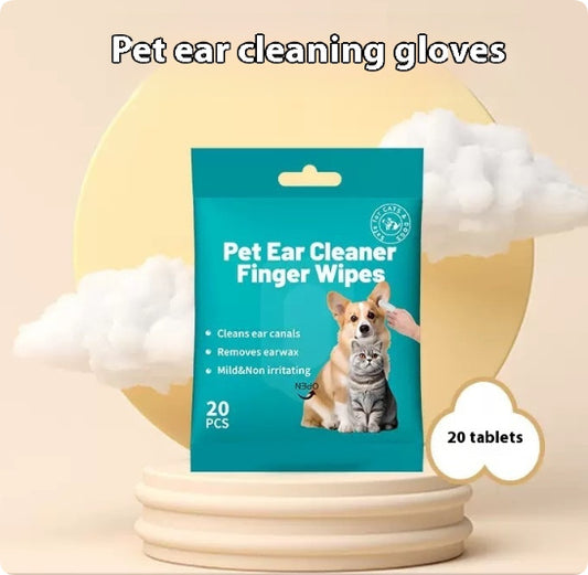 Pet Finger Stall – Ear & Teeth Cleaning Tool for Cats & Dogs
