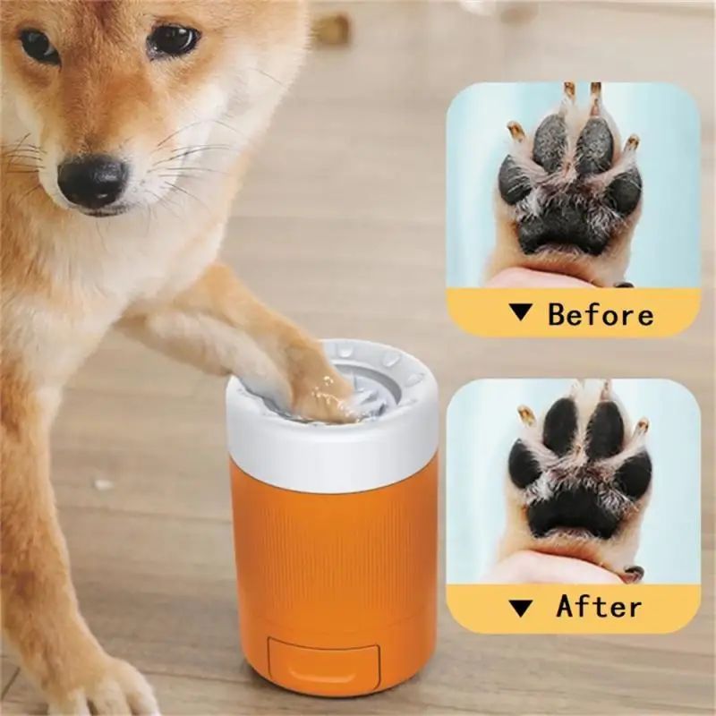 Pet Foot Washing Cup – Automatic Paw Cleaner for Dogs & Cats Grooming