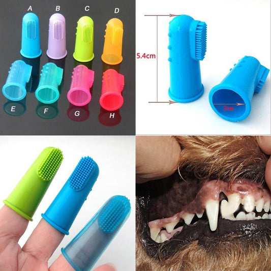 Super Soft Pet Finger Toothbrush – Dog & Cat Dental Cleaning Brush