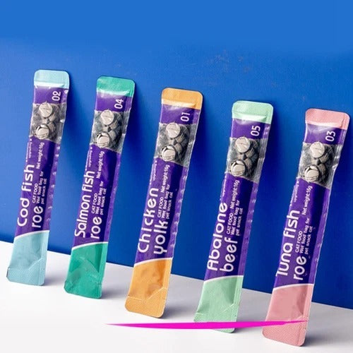 Cat Strip Kittens Nutrition – Wet Food for Healthy Weight & Hair Care, Pet Cat Snacks