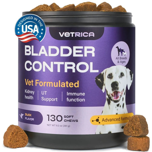 Dog UTI Treatment – Duck Flavor Cranberry Chews for Bladder, Urinary Tract & Kidney Health, Soft D-Mannose Treats for Healthy Bladder
