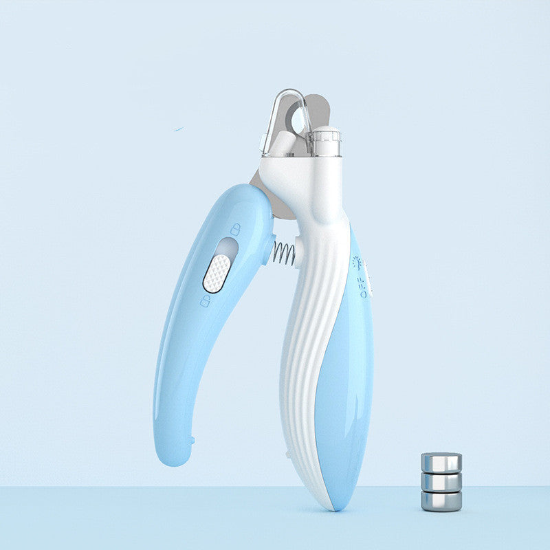 LED Electric Pet Nail Clippers – Dog & Cat Nail Grinder with Light for Safe Grooming