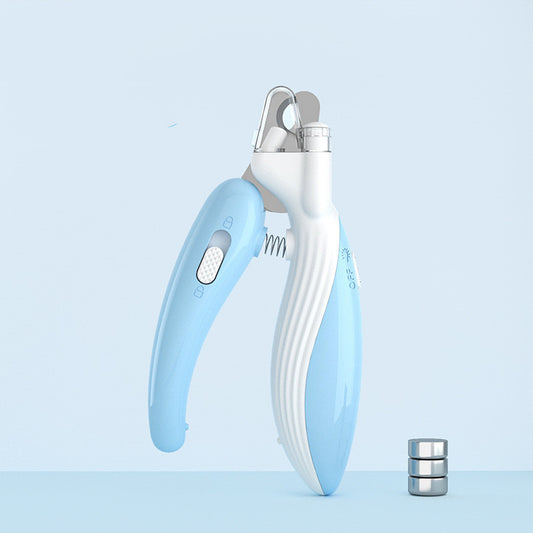 LED Electric Pet Nail Clippers – Dog & Cat Nail Grinder with Light for Safe Grooming