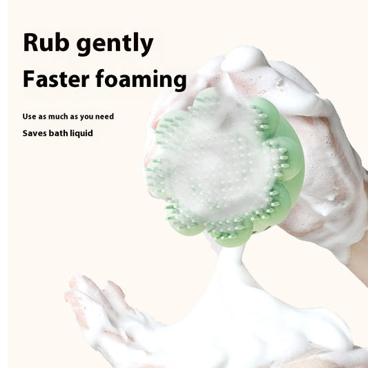 Pet Shower Brush – Silicone Bath Massage Comb for Dogs & Cats