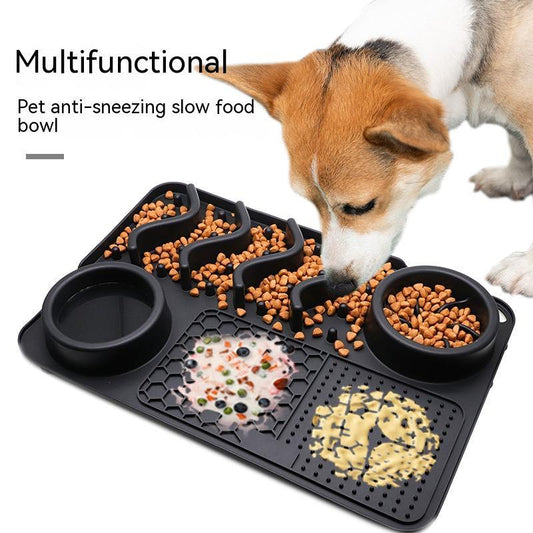 Dog Silicone Licking Mat – Multifunctional Pet Food & Smelling Pad