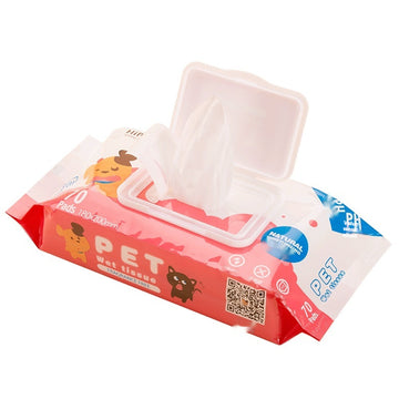 Pet Wet Wipes – Gentle Cleaning Wipes for Dogs & Cats, Hypoallergenic