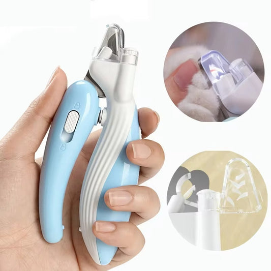LED Electric Pet Nail Clippers – Dog & Cat Nail Grinder with Light for Safe Grooming