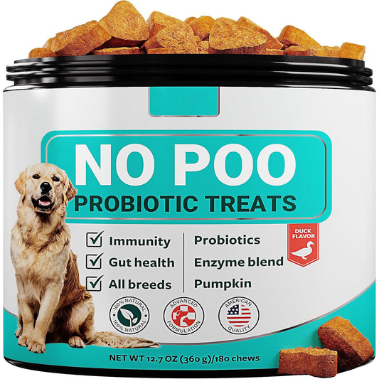 Pet Intestinal Probiotic Chewable Tablets – Digestive Health Support for Dogs, Gut Balance, Immunity Booster Supplements