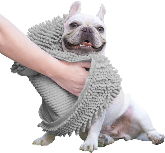 Household Chenille Pet Towel – Super Absorbent Bath Towel for Dogs & Cats